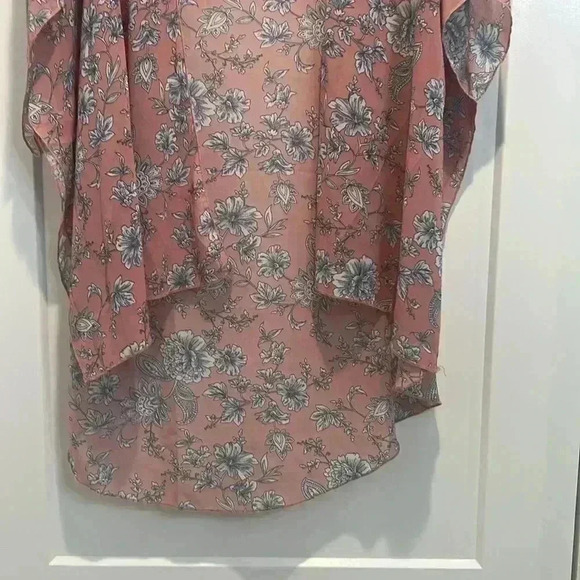 Emory Park pink with  blue flowers kimono size small in perfect condition. - Picture 6 of 9